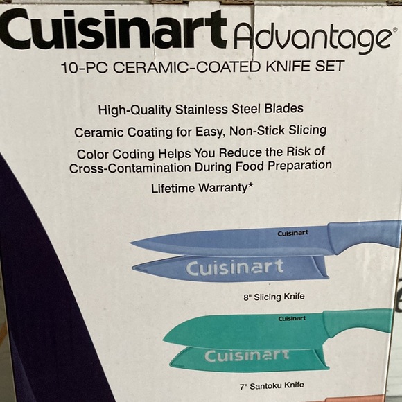 NWT CUISINART Advantage 10 Piece Knife Set - Picture 5 of 5